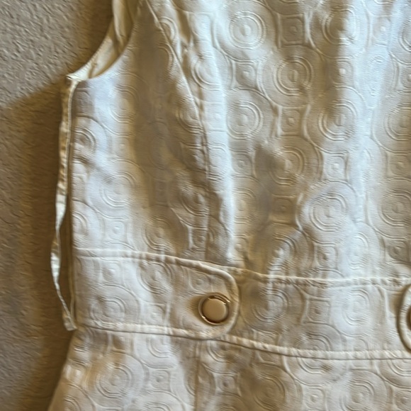 Antonio Melani Dress Ivory Size 8 Sleeveless - Picture 4 of 10